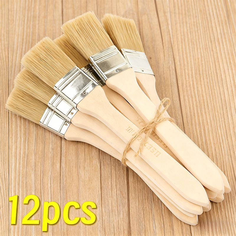 Wood Stain Brush - 1-24 adet profesyonel boya fırçaları seti