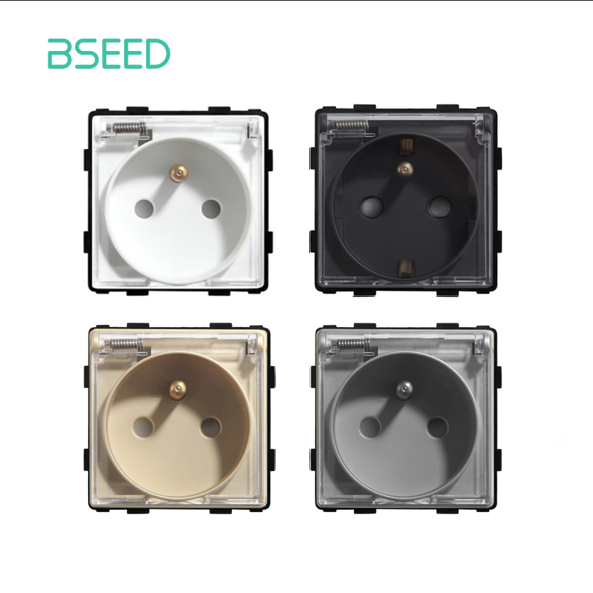 Home Improvement Outlet - BSEED fransız fiş duvar soket plastik