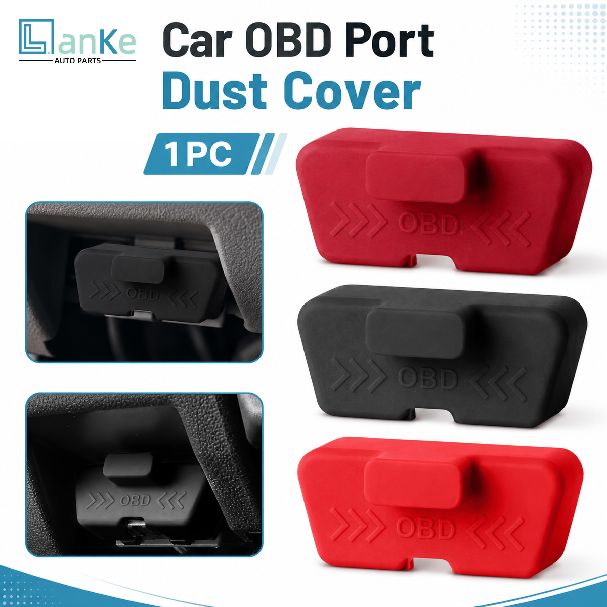 Electrical Outlet Cover - Lanke 1PC Araba OBD Portu Toz