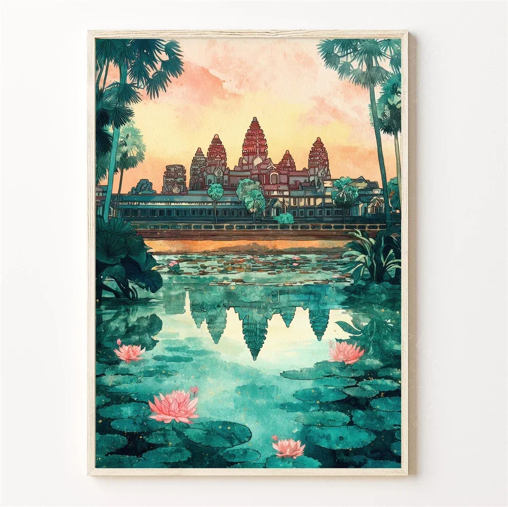 Angkor Wat Kamboçya Orman Tapı - Wall Texture Spray incelemesi ve fiyatı