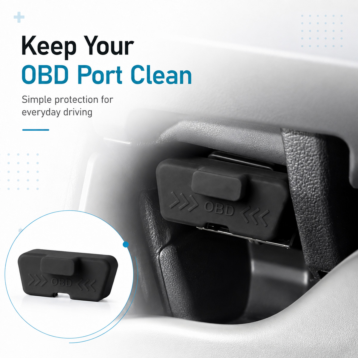Lanke 1PC Araba OBD Portu Toz  - Electrical Outlet Cover incelemesi ve fiyatı