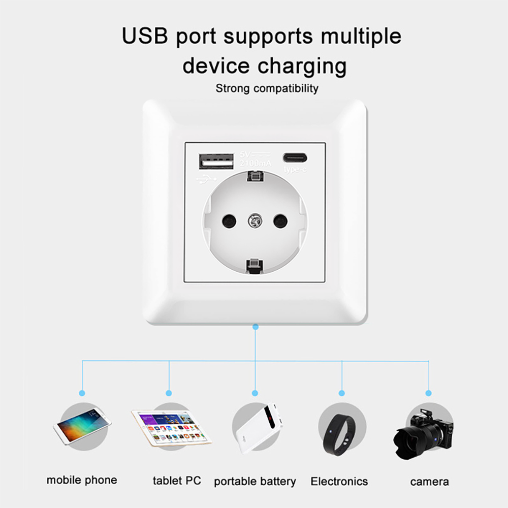 EIOMR duvar akıllı soket USB t - Home Improvement Outlet incelemesi ve fiyatı