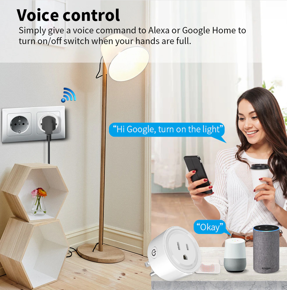 Tuya WiFi veya Zigbee Akıllı P - Home Improvement Outlet incelemesi ve fiyatı