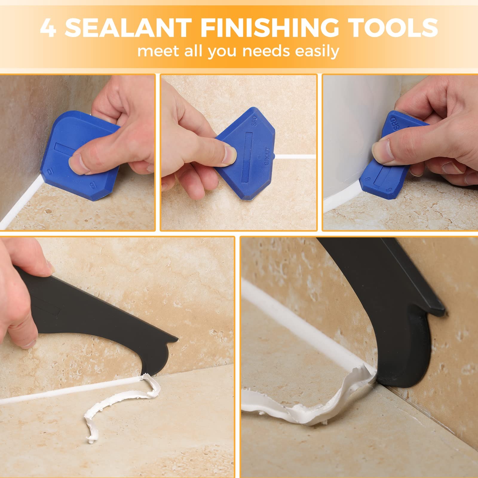 10 adet silikon kalafat aleti  - Bathroom Caulk Siliconized incelemesi ve fiyatı