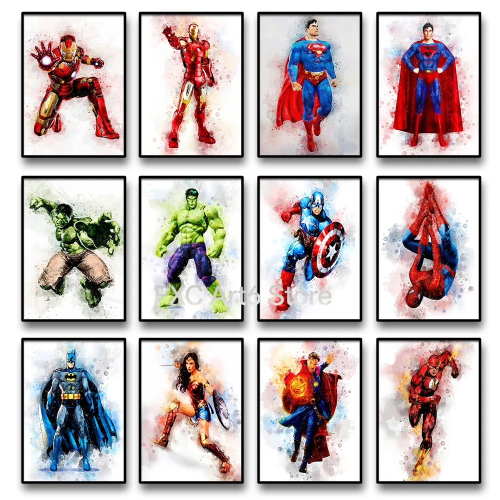 1 adet çerçevesiz Marvel poste - Wall Texture Spray incelemesi ve fiyatı